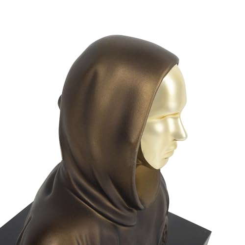 Handmade 4" BTC Satoshi Nakamoto Sculpture Figure Resin Bitcoin Statue Bronze Finish Desk Ornaments for Bitcoiners - Image 5