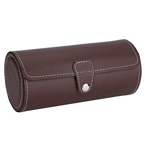 Duevin Estuche para Reloj, joyero, Organizador de joyería, Reloj Enrollable, Reloj PU portarrollos, Anillos, aretes, Vitrina, joyería, Caja de Regalo, Almacenamiento(03)