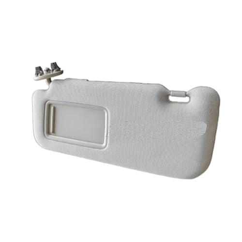 XEDLAMP For Toyota, Corolla, 2007-2013 Visera Solar con Espejo for Interior de Coche Gris for Beige Parasol del Lado del Conductor(Gray Left)
