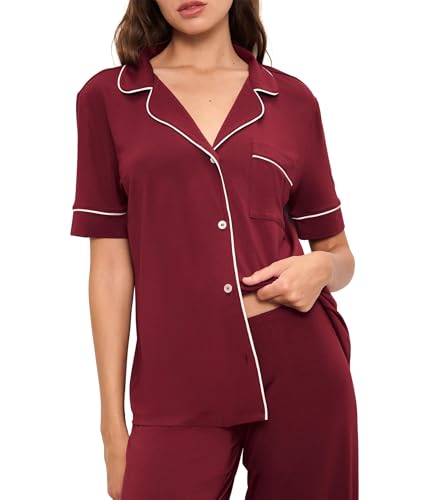Image of Eberjey Gisele Short Sleeve Pant PJ Set