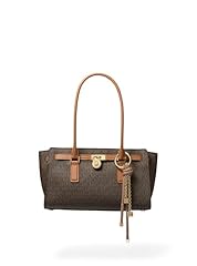 Gold-tone Hardware/Mk Signature Coated Twill/Brown/Acorn