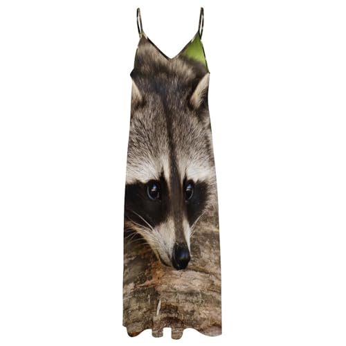 Robe maxi col V décontractée pour rester fraîche pendant l'été