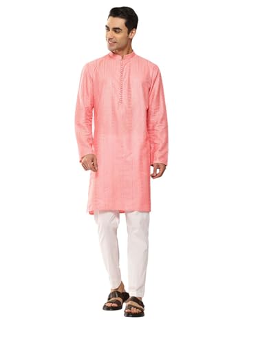 Pyjama en soie paillettes homme See Designs L | Idée cadeau nuit prestigieuse rose