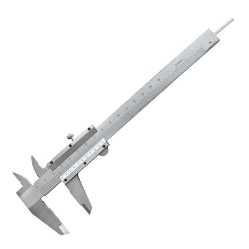 Calibre de acero inoxidable, Calibre Digital, Pie de Rey de Fibra de Carbono de 150 mm, Herramienta de trabajo de precisión, para Mediciones Externas, Internas, de Profundidad y de Paso