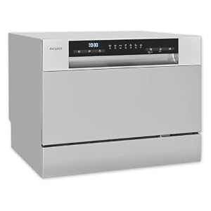 Exquisit GSP5206-030D Tischgeschirrspüler - 6 Maßgedecke - Silber