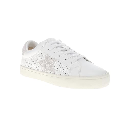 VINTAGE HAVANA Womens Gadol Perforated Lace Up Sneakers Shoes Casual - White2