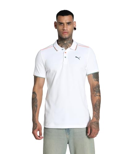 Image of Puma Men's Solid Slim Fit T-Shirt