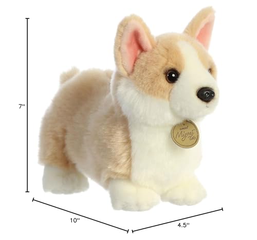 Aurora(r) Adorable Miyoni(r) Tots Pembroke Welsh Corgi Pup Stuffed Animal - Lifelike Detail - Cherished Companionship - Brown 9.5 Inches - Image 6