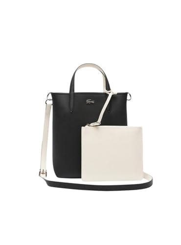 Lacoste Women Shopping Bag, Bolsa de la Compra Mujer, Noir Farine, One Size