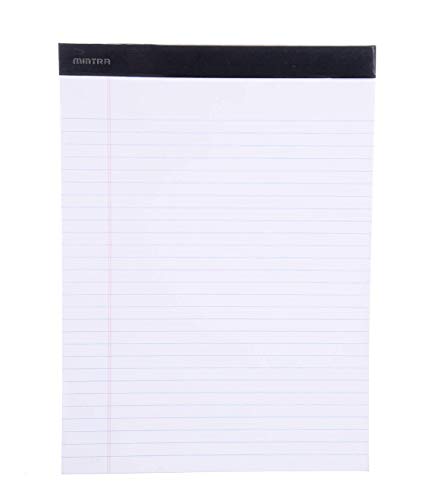 Mintra Office – 50 folhas por bloco de notas – bloco de notas com microperfurado/papel para caderno
