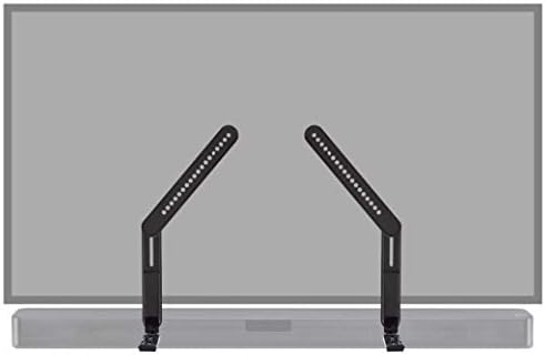 ECHOGEAR Soundbar Monting Bracket For Under TV - Adjustable Height & Depth for Max Compatibility Between TV & Soundbar - Dolby Atmos Compabtible & Works with with LG, Vizio, Bose & More