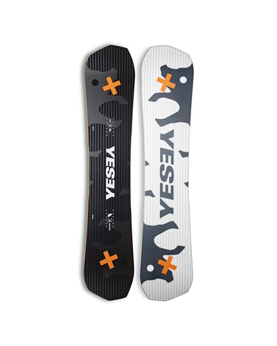 YES Greats XTRM Snowboard – True Twin Asym All-Mountain Freestyle Board for Advanced Riders - Size 154 - Color Black - Season 2026