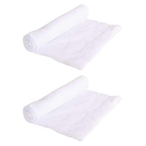 Beistle 2 Piece Novelty Polyester Indoor Artificial Snow Blankets For Holiday Christmas Décor Winter Village Decorations, 32" X 40", White #TOP27