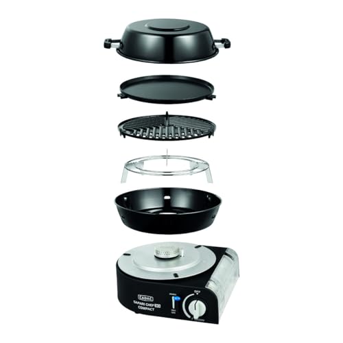 Cadac - Barbecue a gas portatile Safari Chef 30 compatto,
