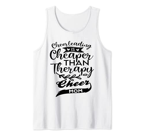 Cheer Mother Mama Padres Regalo Animadora Mamá Camiseta sin Mangas