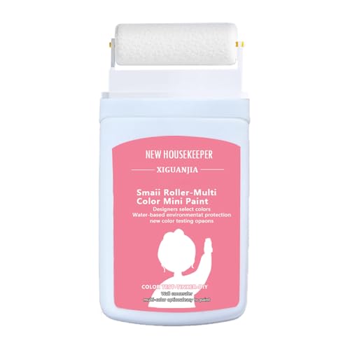 White Paint: Wall Touch-Up Kit with Roller Brush - Water-Based,