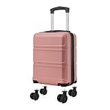Kono Valise Cabine Ryanair 15 Pouces 40x30x20, Petite Valise à Roues Amovibles, Bagage à Main Approuvé par la Compagnie Aérienne pour sous Le Siège, Trolley Léger à Coque Dure ABS+PC (Nu)