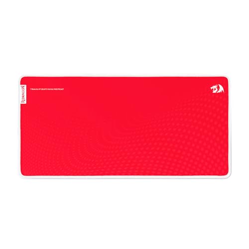 Mousepad Gamer Redragon Kunlun L 880X420X4mm Vermelho e Branco