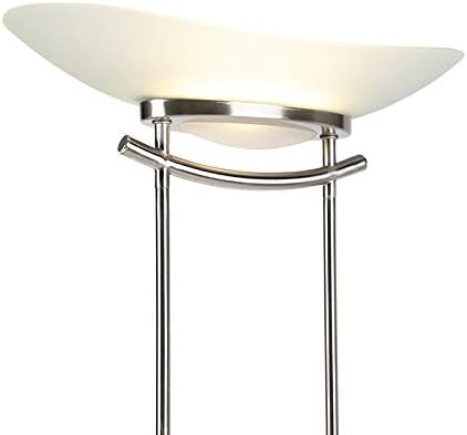 Qazqa QAZQA - Moderne vloerlamp Staal | Zilver incl. LED en dimmer - Lexus | Dimmer | Dimbaar | Woonkamer | Slaapkamer - Staal Langwerpig - (niet vervangbare) led LED inbegrepen - Max. 1 x 18 Watt photo 3