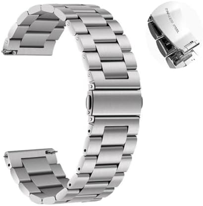 Stainless Steel Watch Band 20mm Quick Release Universal Metal Watchband,Smart Watch Strap Replacement Band for Men Women