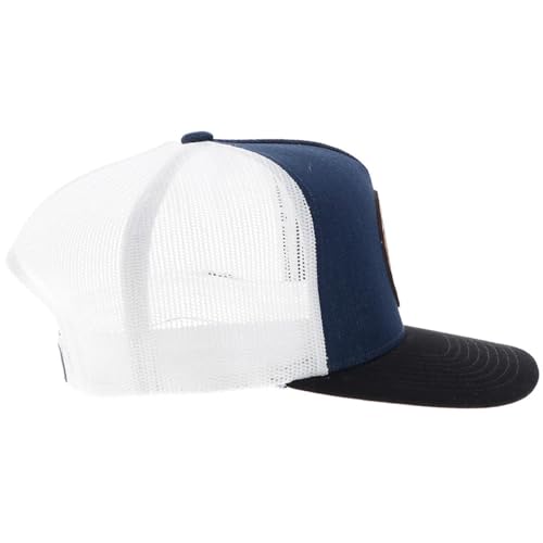 Image of HOOEY Spur Adjustable Snapback Hat - High Profile 5-Panel Breathable Mesh Baseball Cap, Trucker Hat for Men and Women