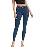 Hybrid & Company Women's Butt Lift Stretch Denim Jeans P37369SKX Darkwash 22