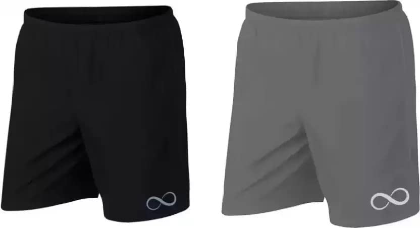 riksaw Men Lycra Blend Casual Shorts Both Sides 2 Pockets with Zipper (Pack of 2)-picture-37