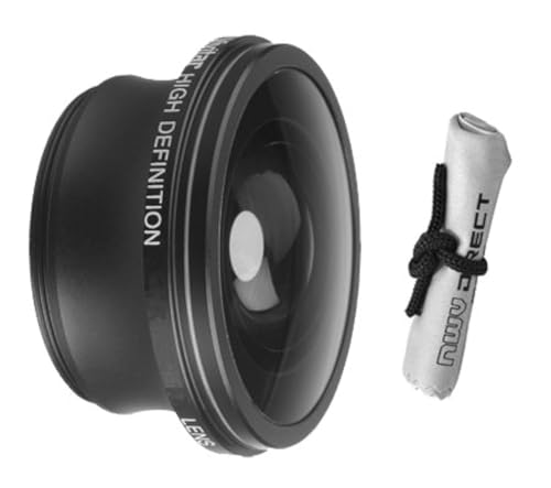 Digital Nc 2.2X Teleconverter Lens for Sony HXR-MC2500 + Nw Direct Microfiber Cleaning Cloth