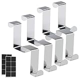 【Conception en forme de Z réversible】Grâce à son design intelligent à double tête, le crochet s’adapte à deux largeurs de portes — 20 mm et 40 mm. Le côté étroit convient aux armoires et tiroirs, tandis que le côté large est parfait pour les portes standards. Polyvalent et pratique pour toutes les pièces de la maison.