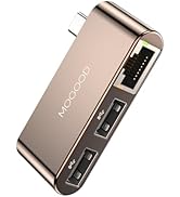 MOGOOD USB C to Ethernet Adapter USB-C Hub with RJ45 Gigabit USB Type-C to RJ45 Gigabit Ethernet ...