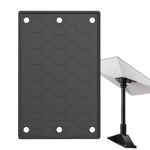 Eastuy Base di Supporto per Antenna Parabolica su Tetto | Tappetino in Silicone Antiscivolo | Base di Appoggio per Parabola Satellitare - per Esterno Casa Parete Tetto Camper Veicoli Campeggio