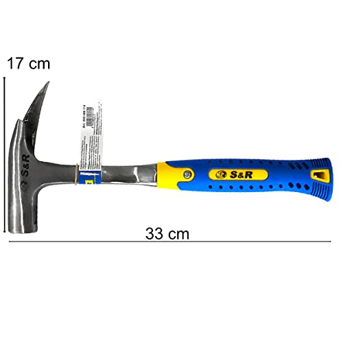 S&R Claw Hammer/Carpenter Hammer ~21Oz - 600 Gr, Magnet, Fiberglass Handle, Forged C50 #TOP1