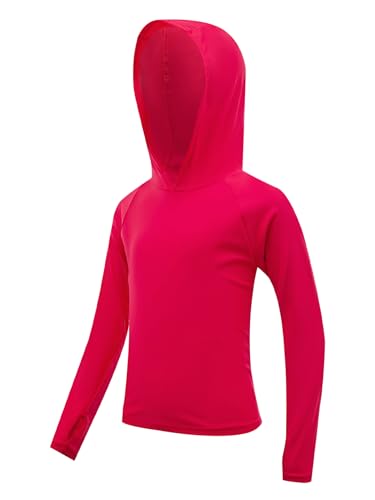 Boys Rash Guard Toddler Swim Shirts Long Sleeve Kids Fishing Shirt UPF 50+ Sun Protection Swim Top with Thumb Hole