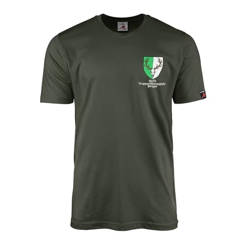 T-shirt de l'armée allemande OTAN 464226 militaire kaki