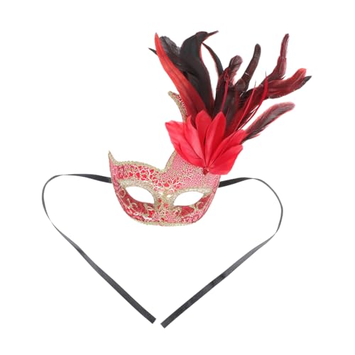 TOGEVAL 1pc Chic Mask for Women Elegant Costume Accessory for Halloween Masquerade Carnival Parties Lightweight Design for Stunning Photo Props