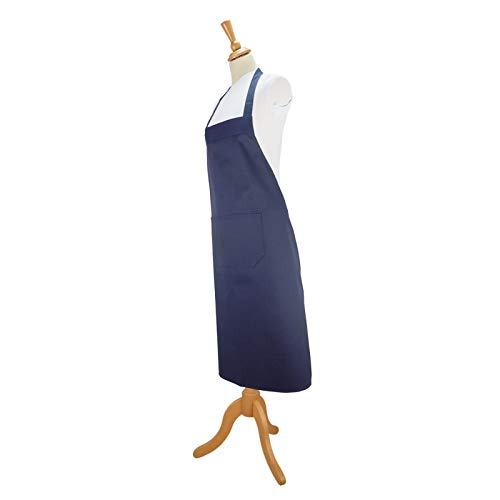 Delantales de cocina, 3 unidades, azul marino, 70 x 100 cm, Treb AD