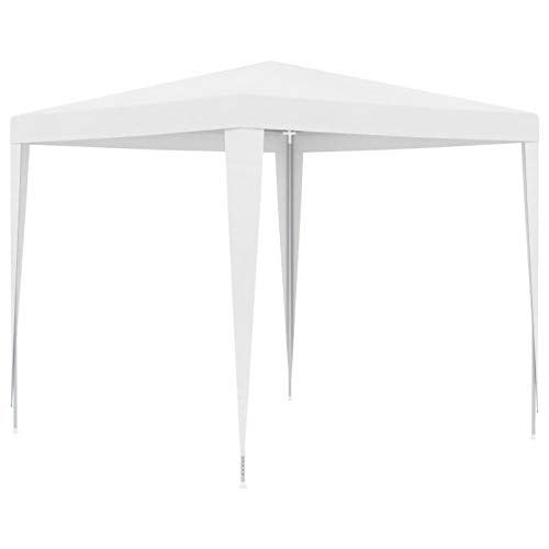 Tienda de campaña blanca de 2,5 x 2,5 m para fiestas al aire libre, para jardín, boda, camping, evento, refugio duradero con fácil instalación