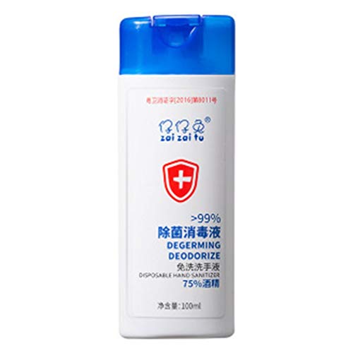 Kinshops 75% Alcohol Dry Cleaning Portable Germicidal Without Irritating Skin Keep Hand Clean 100ml