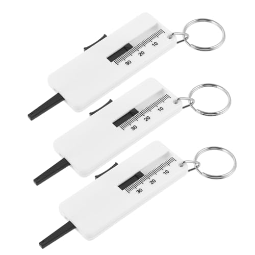 Unomor Pcs Car Tire Thread Gauge Tire Depth Gauge for Cars Trucks Motorcycles Accurate Automotive Replacement Panel