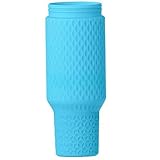 Stanley Cup - Forro de silicona de 40 onzas para botella de agua, silicona de grado alimenticio, moldeado integrado, apto para lavavajillas, reutilizable, a prueba de fugas y fácil de limpiar,
