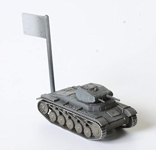 Zvezda 1:100 WWII Deutscher Panzer II - Modellbausatz,Plastikbausatz, Bausatz zum Zusammenbauen, detaillierte Nachbildung, unlackiert ZVE-6102 – Bild 4