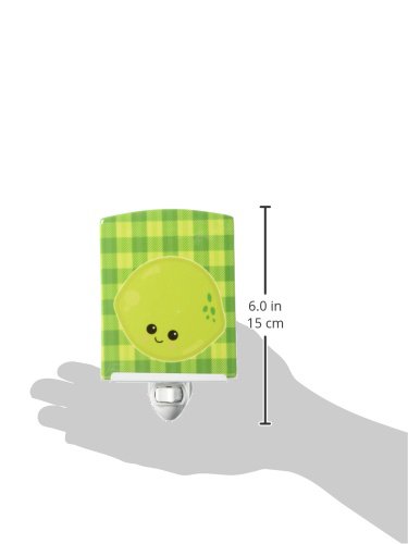 Lámpara de noche de cerámica con diseño multicolor miniatura 3