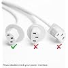 Replacement 3M (9.8ft) Power Adapter Extension Cable for Apple 21.5 27 iMac (Late 2012-2020) and iMac Pro (Late 2017), US Plug Power Supply Cord for Mac All-in-One Desktop Computer, White