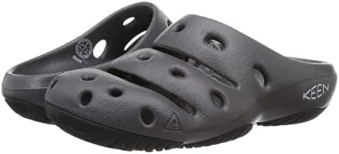 KEEN Women's Yogui Comfortable Slip On Lightweight Clogs, Magnet/Black, 7 | Image 6