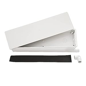 Caja de preinstalación de aire acondicionado con desagüe bidireccional