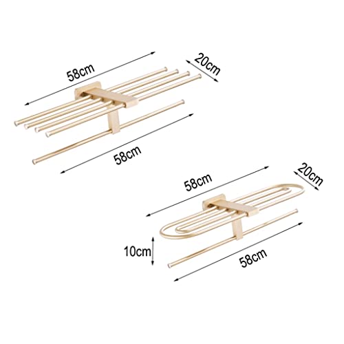 Accessoires de matériel de salle de bain au design épuré et structure murale durable