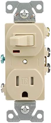 Amazon.com: GE Wall Switch & Outlet Combo, Two-in-One Receptacle, 1 On ...