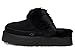 UGG Women's Disquette Chalet Slipper, Black, 8