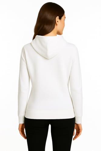 Image of Raves Womens Stylish Printed Hoodie | Trendy Cotton Fleece Hooded Sweatshirt for Women & Girls | Full Sleeve Winter Wear Pullover