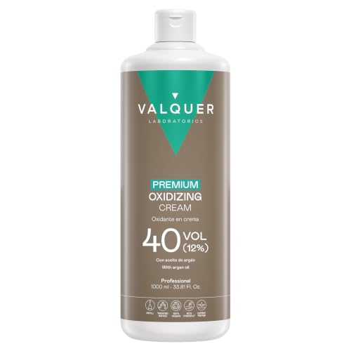 VALQUER Agua Oxigenada Premium en Crema 40 Volúmenes 12% | 1L